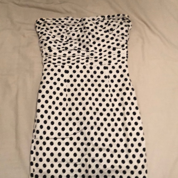 strapless polka dot dress - Picture 1 of 1